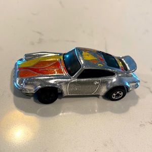 Vintage Hot Wheels Chrome Porsche P-911 1974 Hong Kong